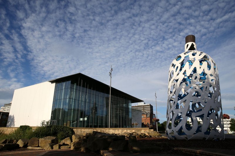 The Bottle of Notes and mima in Middlesbrough town centre